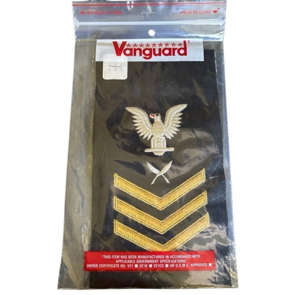 Vanguard US Navy Petty Officer 1c Yeoman Rate Patch *New*